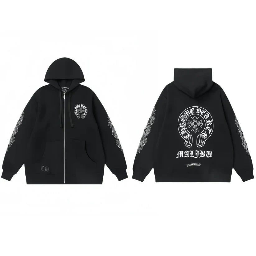 Chrome Hearts New Zip Up Hoodie 8515