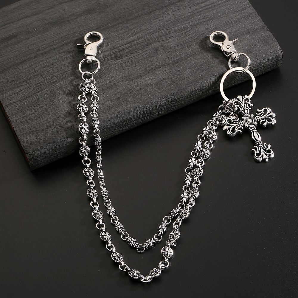 Chrome Hearts Punk Waist Chain Pants Pendant