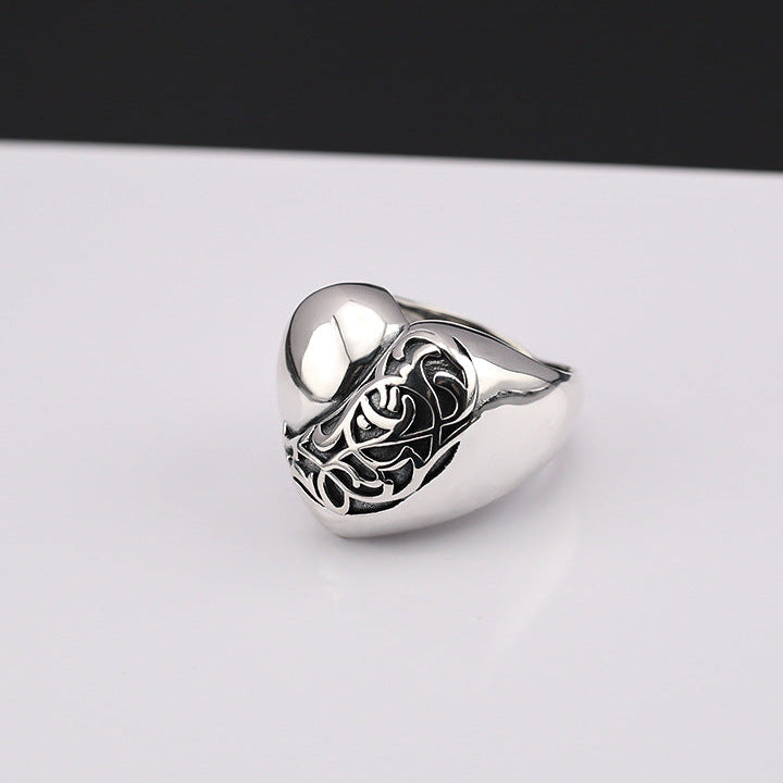 Chrome Hearts Peach Heart Vine Heart Shaped Ring