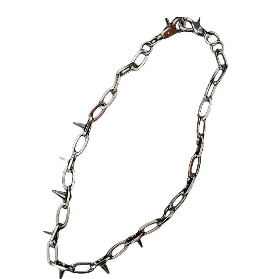 Chrome Hearts Rivet waist chain punk cool pants chain