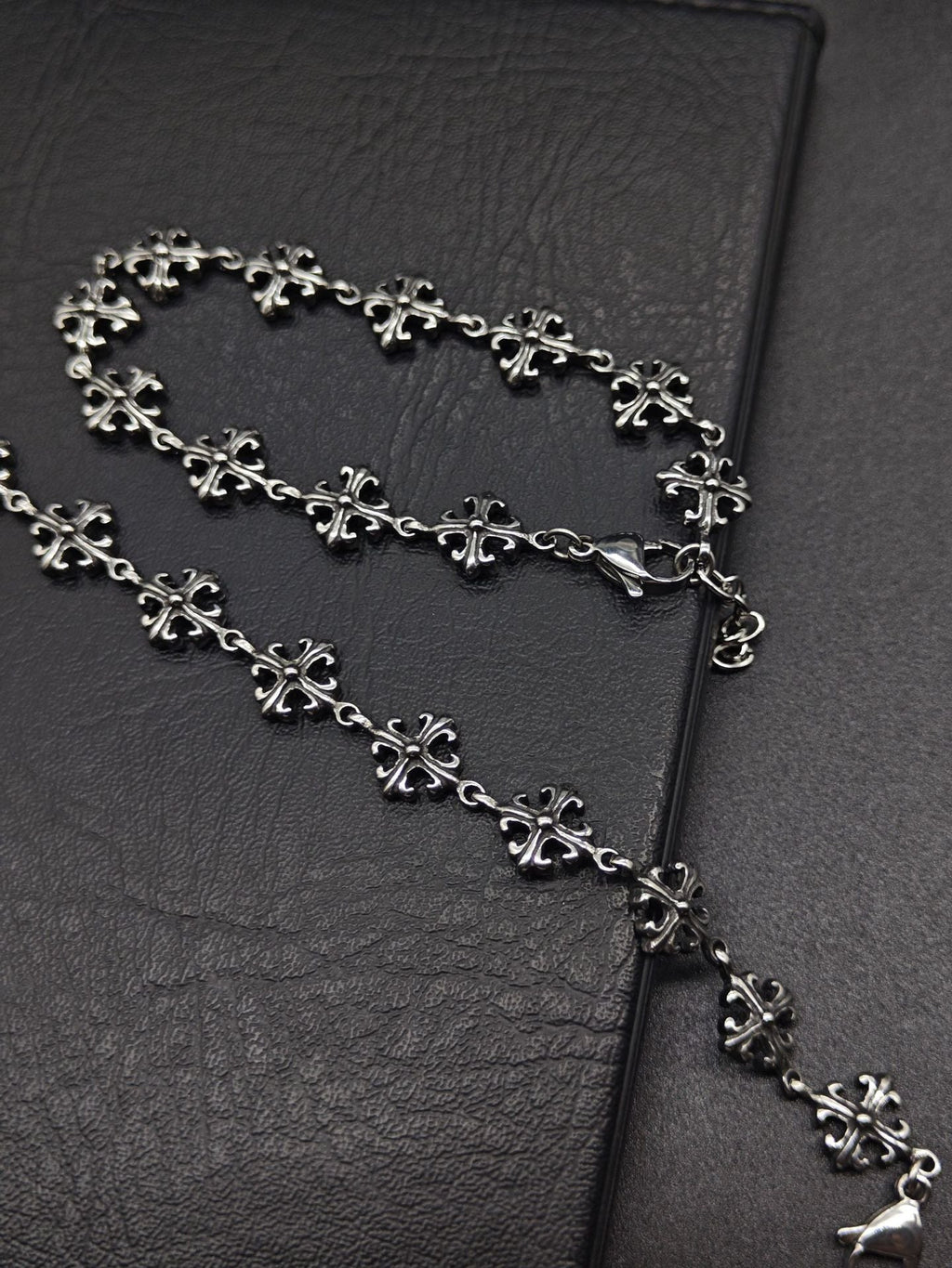 Chrome Hearts cross flower simple S925 bracelet