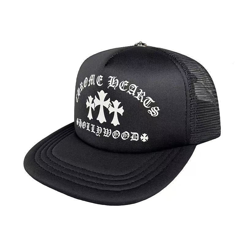 Chrome Hearts Hollywood Cross King Taco Trucker Cap